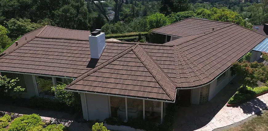 Metal Shingle Roof Marin County CA.