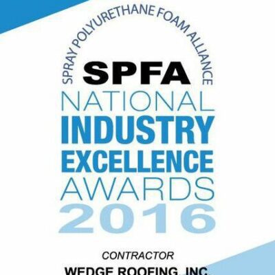 2016-spray-foam-roofing-award-wedge-roofing-sonoma-county