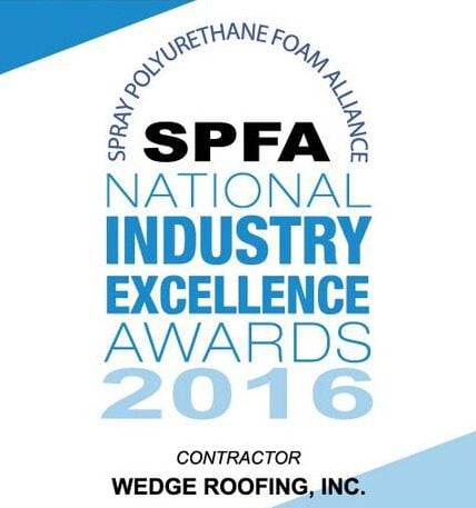 Marin, SF, & Sonoma Roofing Contractor wins National Spray Foam Roofing Award
