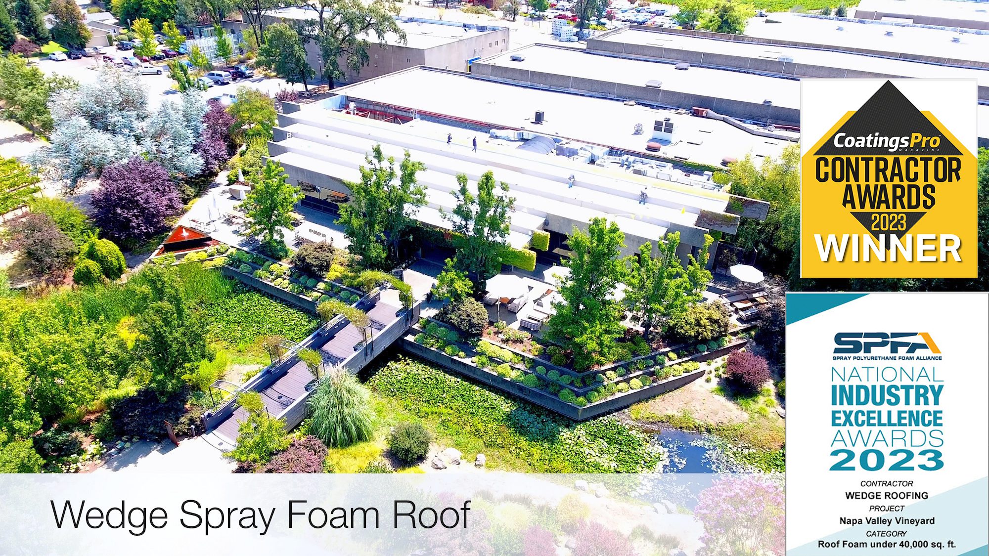 napa winery award-winning roofing.