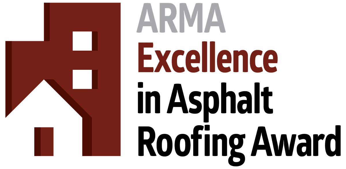 ARMA Excellence in Asphalt Shingle Roofing Award Wedge Roofing