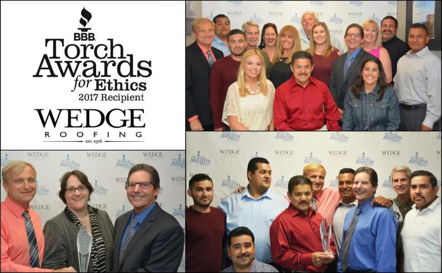 BBB Ethics Award to San Francisco Bay Area Roofing Company Serving Marin, Sonoma, Napa and SF
