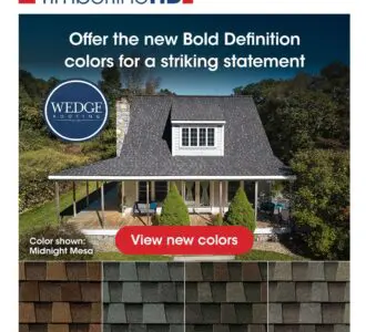 GAF Timberline HDZ Shingles in Bold Colors