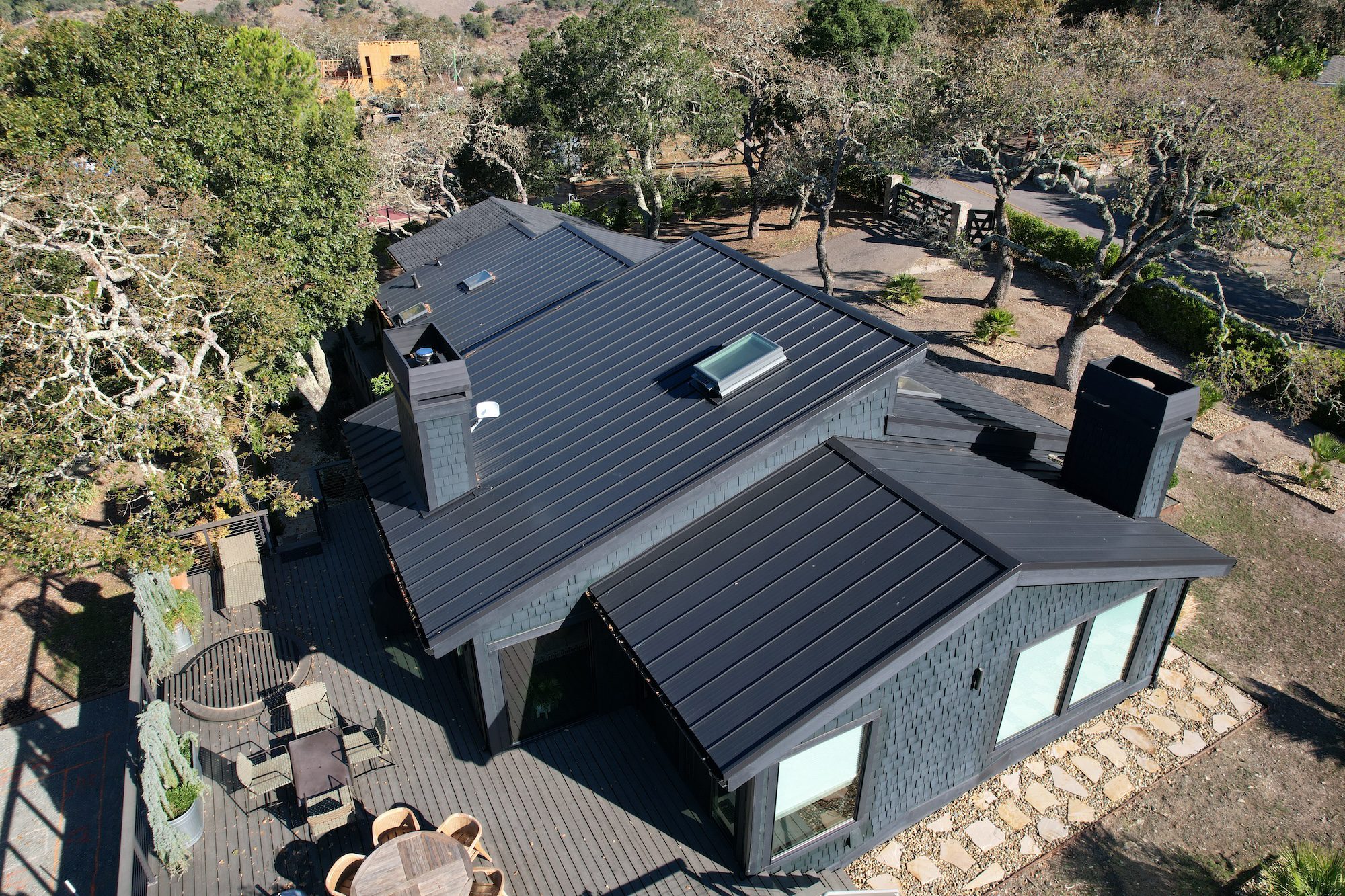 Metal and Shingle Roof Sonoma