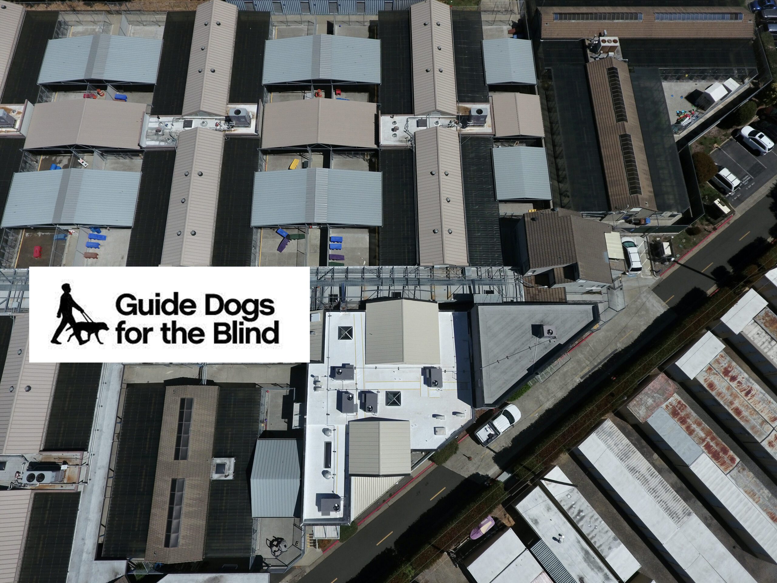 Guide Dogs for the Blind Metal Roof Installation