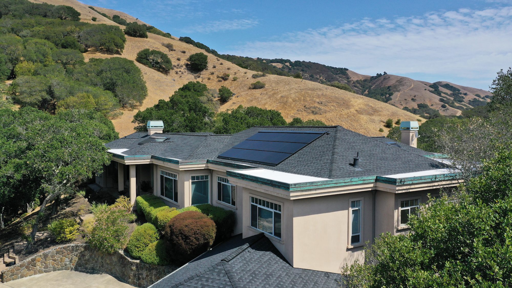 GAF Timberline Solar Shingle Roof Marin County