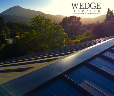 With a stunning backdrop of Mt.Tam, this ASC Metal Roof features a shadow effect for added dimension with superior color retention and resistance to chalk and fade. Metal Roofing Marin County Kentfield, CA