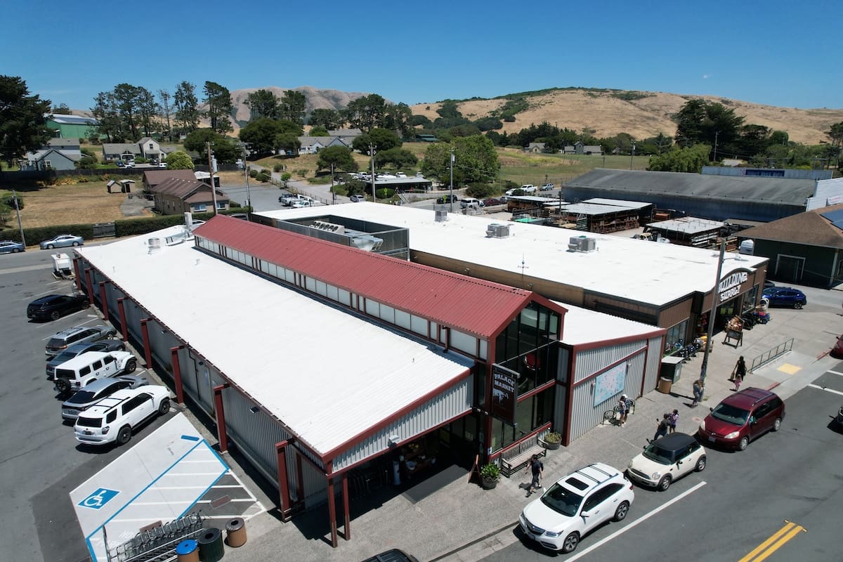 Palace Market Roofing Project — West Marin, Point Reyes Station, California