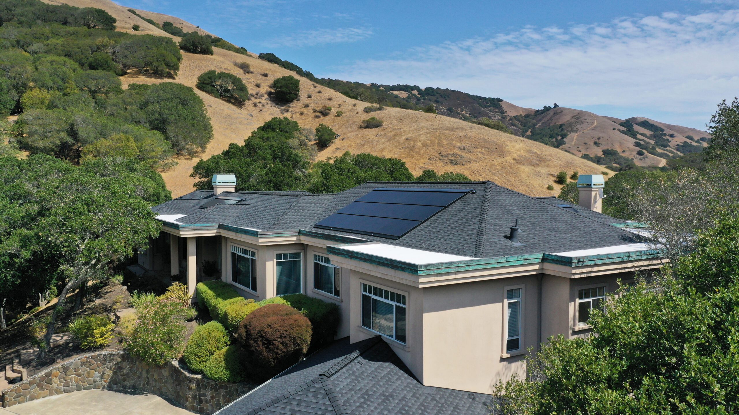 Spray Foam and Shingle Roof Marin County Wedge Roofing