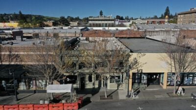 Roofing Earthquake Retrofitted Historic Building