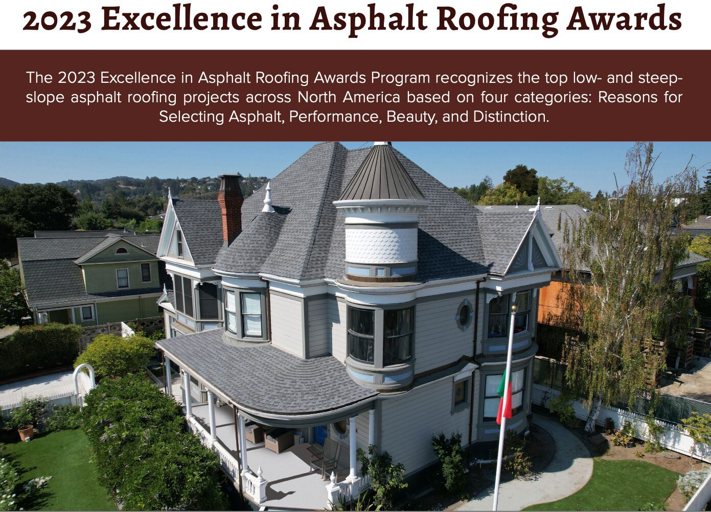 Award-winning historic roof restoration on Gossage Victorian home in Petaluma CA Sonoma County