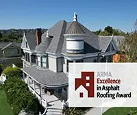 Historic Victorian Shingle Roof Installation Award