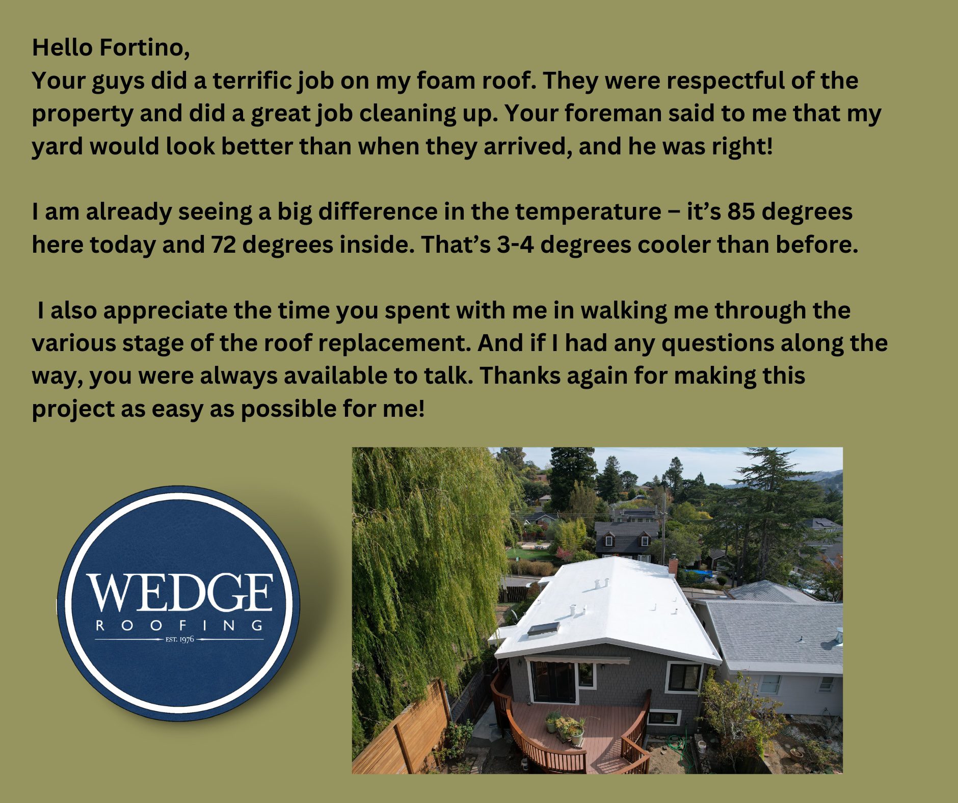 Insulated Spray Foam Roof Marin County