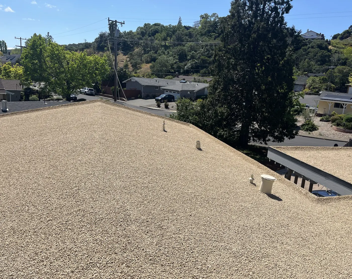 San Rafael Reroofing: Custom Tan Foam Roof