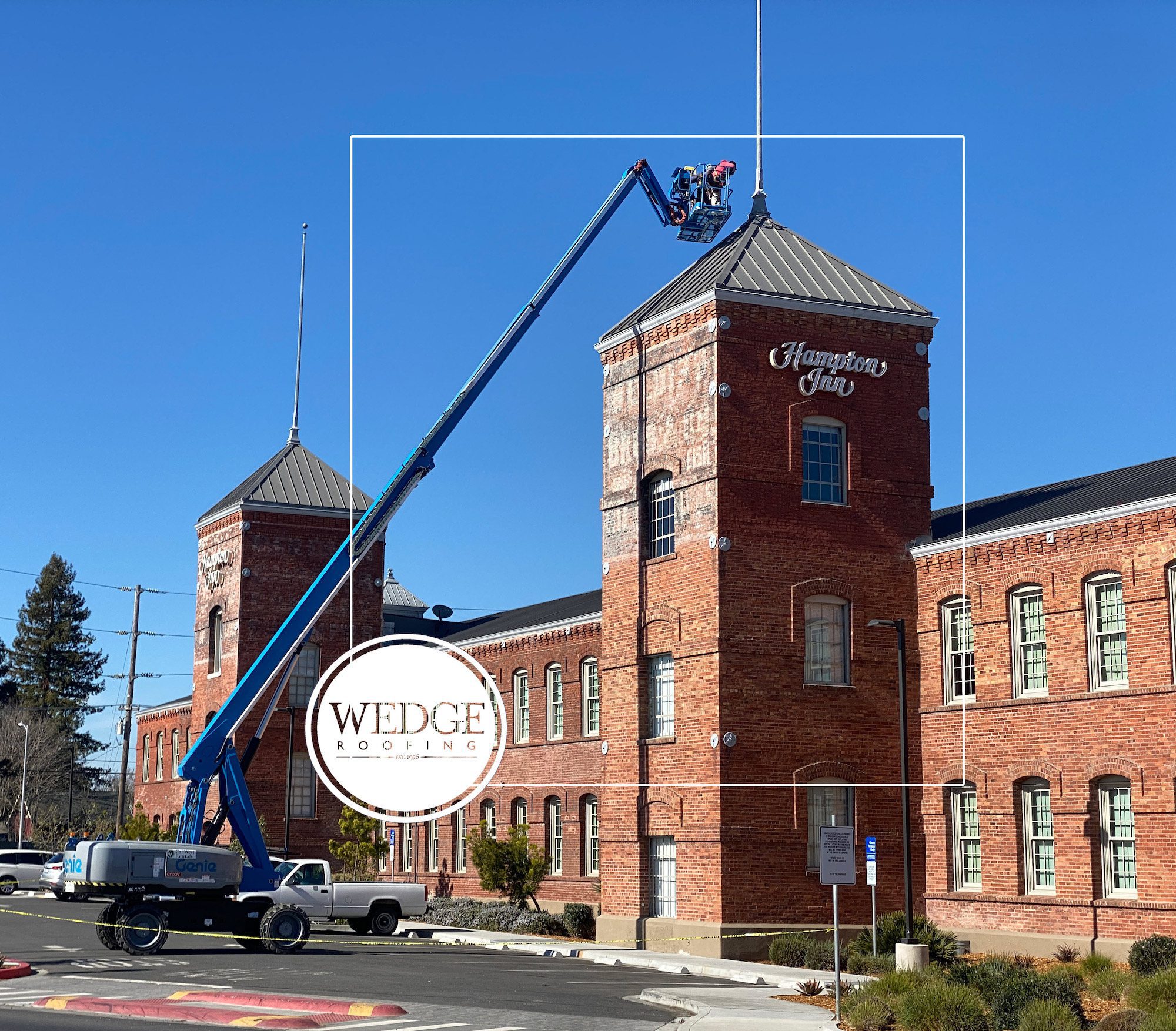 Metal Roof Repairs Hampton Inn Petaluma