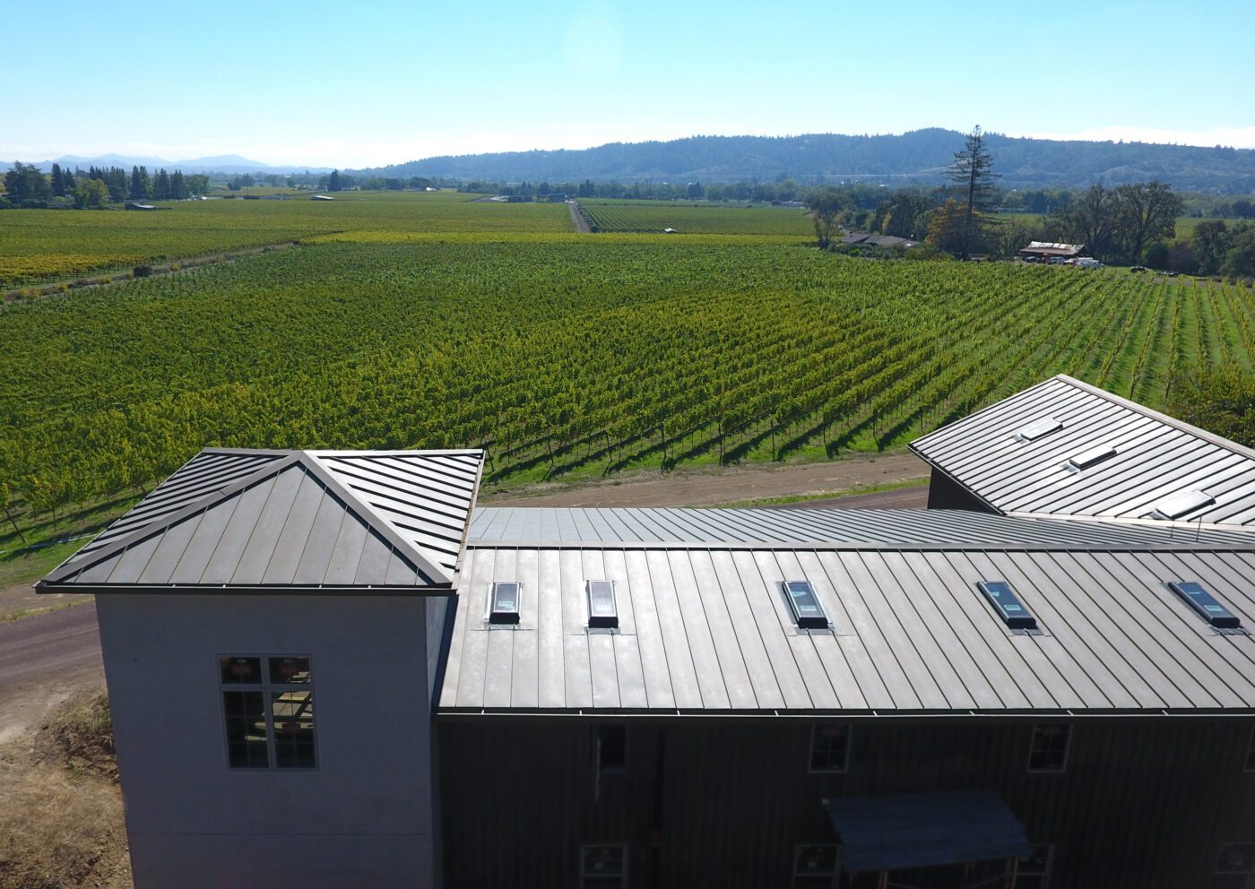 Sonoma Winery Metal Roofing