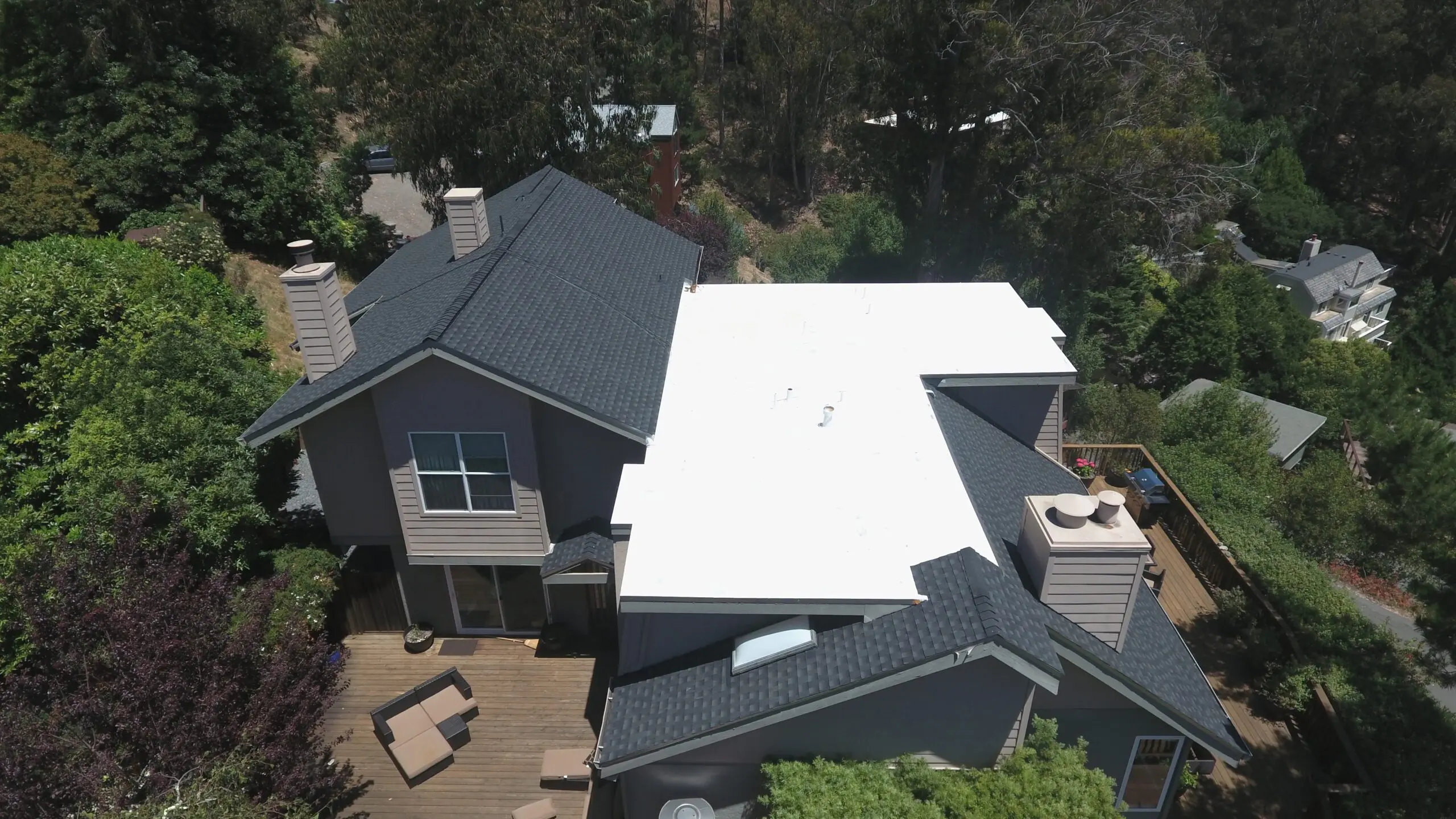 Mill Valley Spray Foam Roof Wedge Roofing