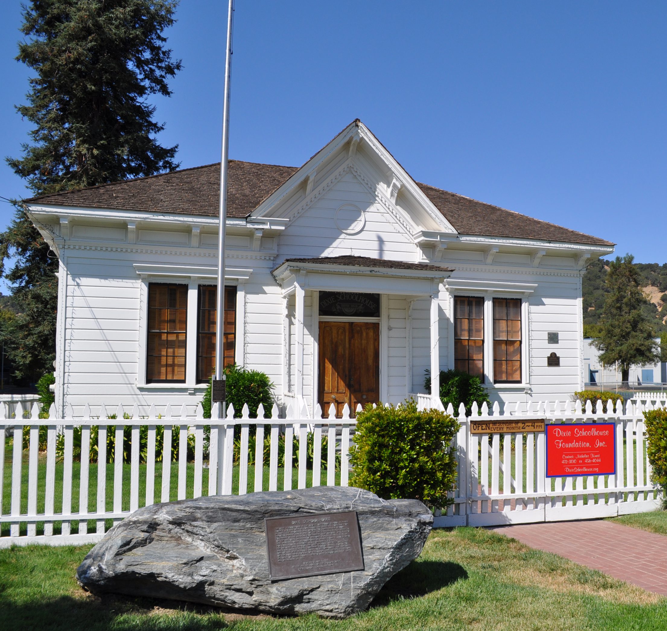 Marin County One Room Schoolhouse Roof