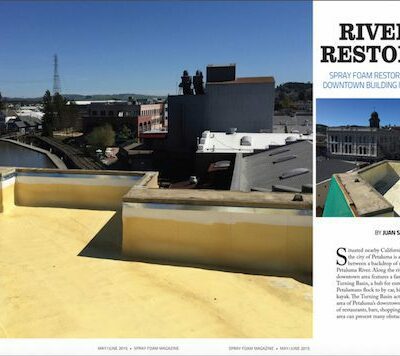 Petaluma spray foam roof article.