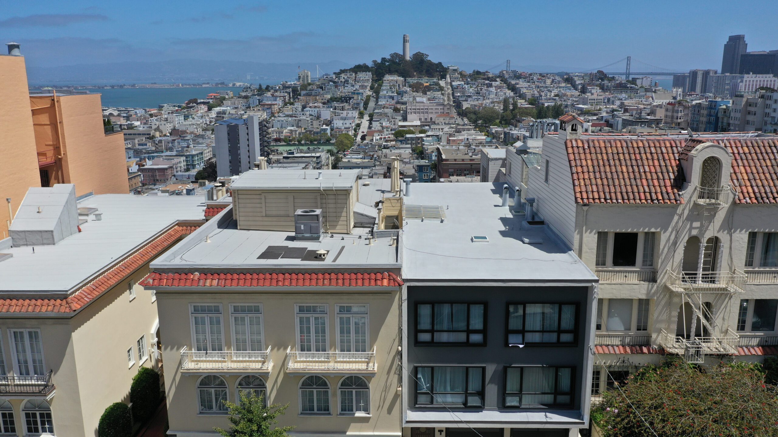 Russian Hill Spray Foam Roof