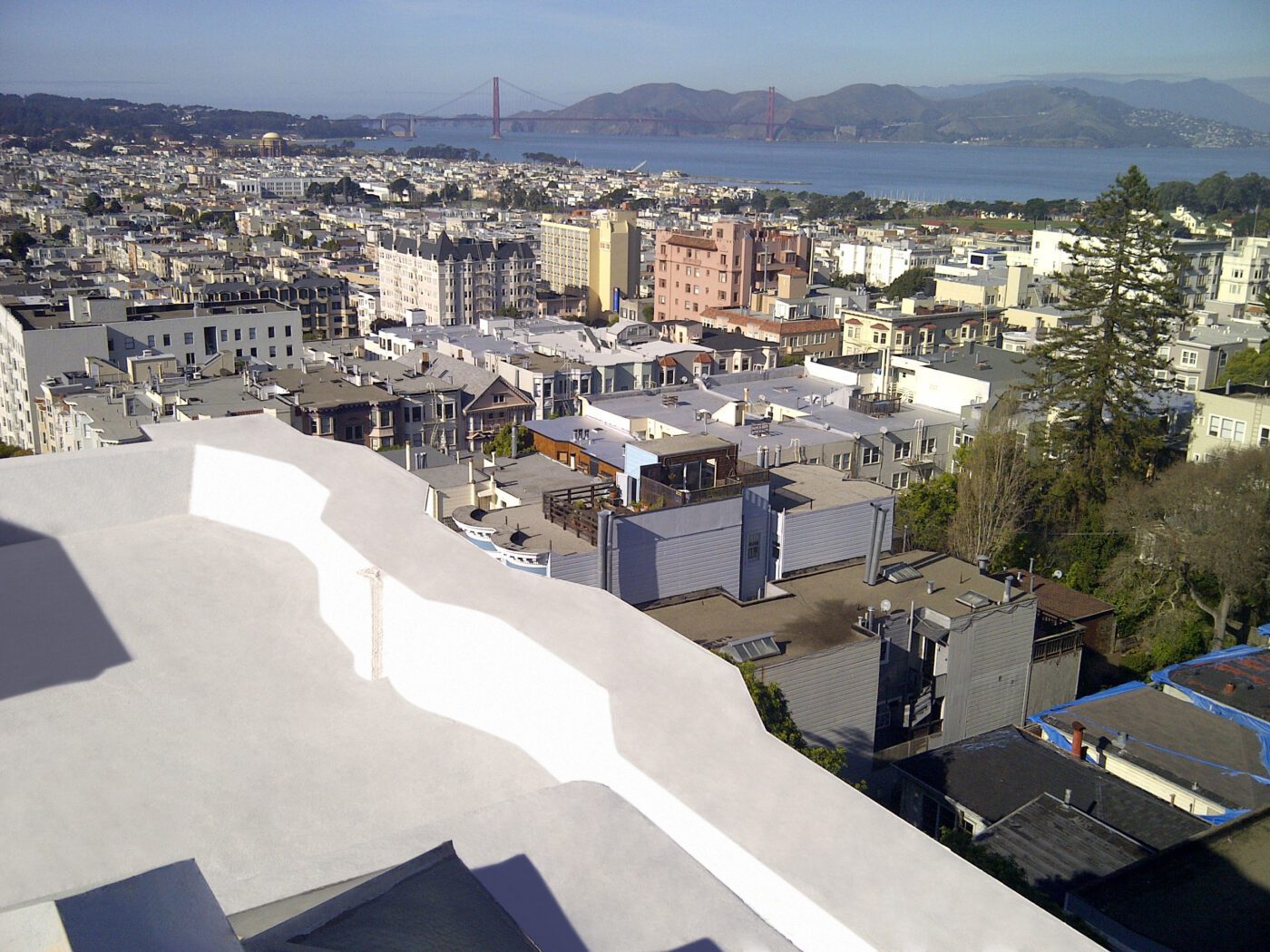 San Francisco Foam Roof Wedge Roofing