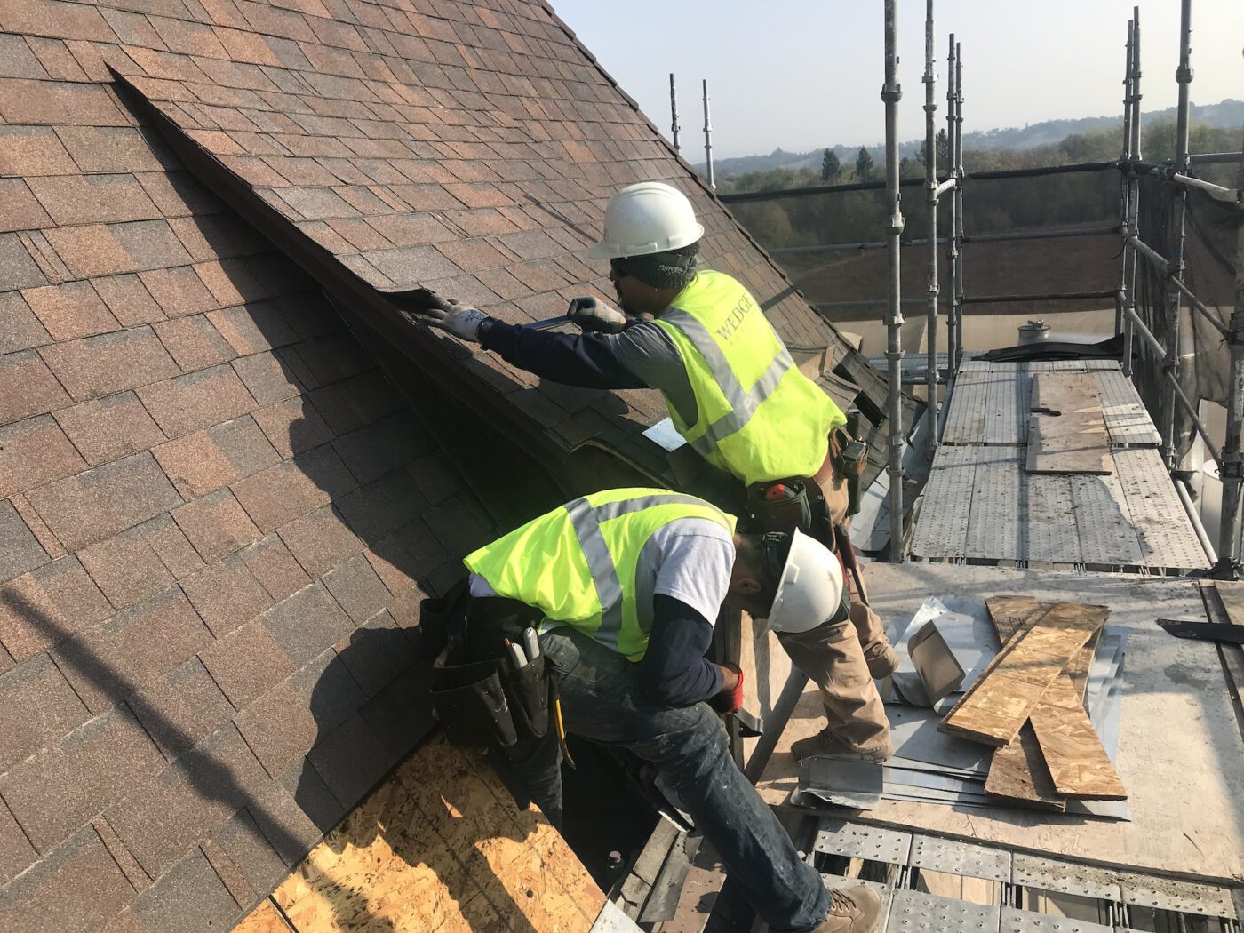 Shingle Roof Repairs Sonoma Napa Winery