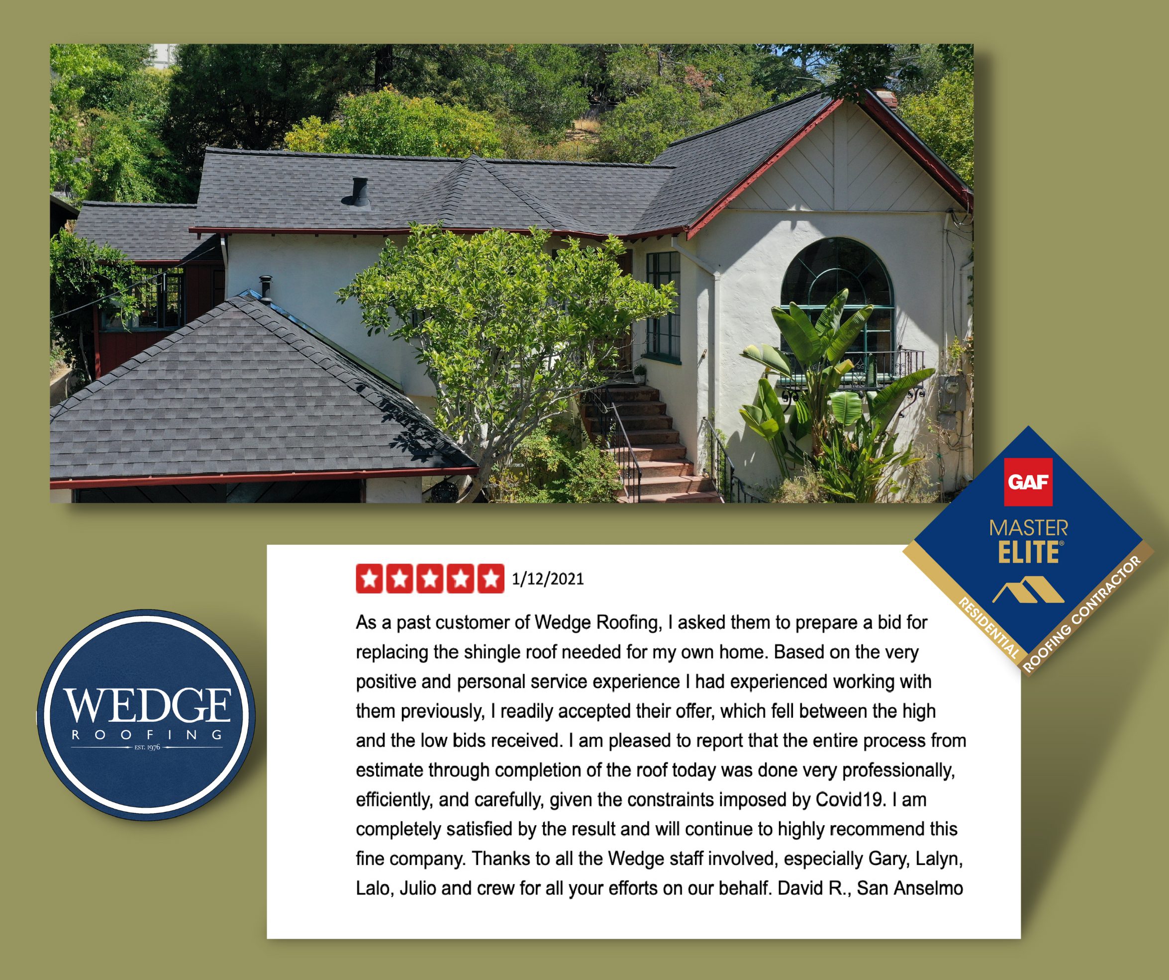 Shingle Roofing San Anselmo, CA