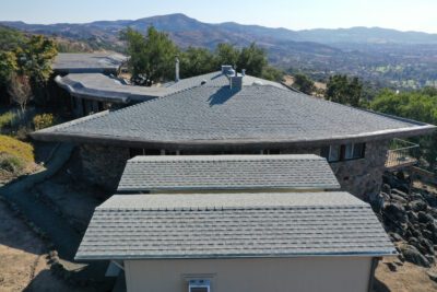 Napa Shingle and Spray Foam Roof