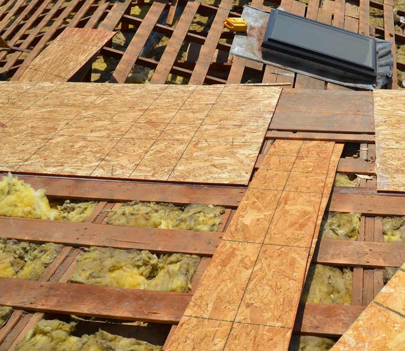 Sonoma County steep roof tear-off to sheathing boards 