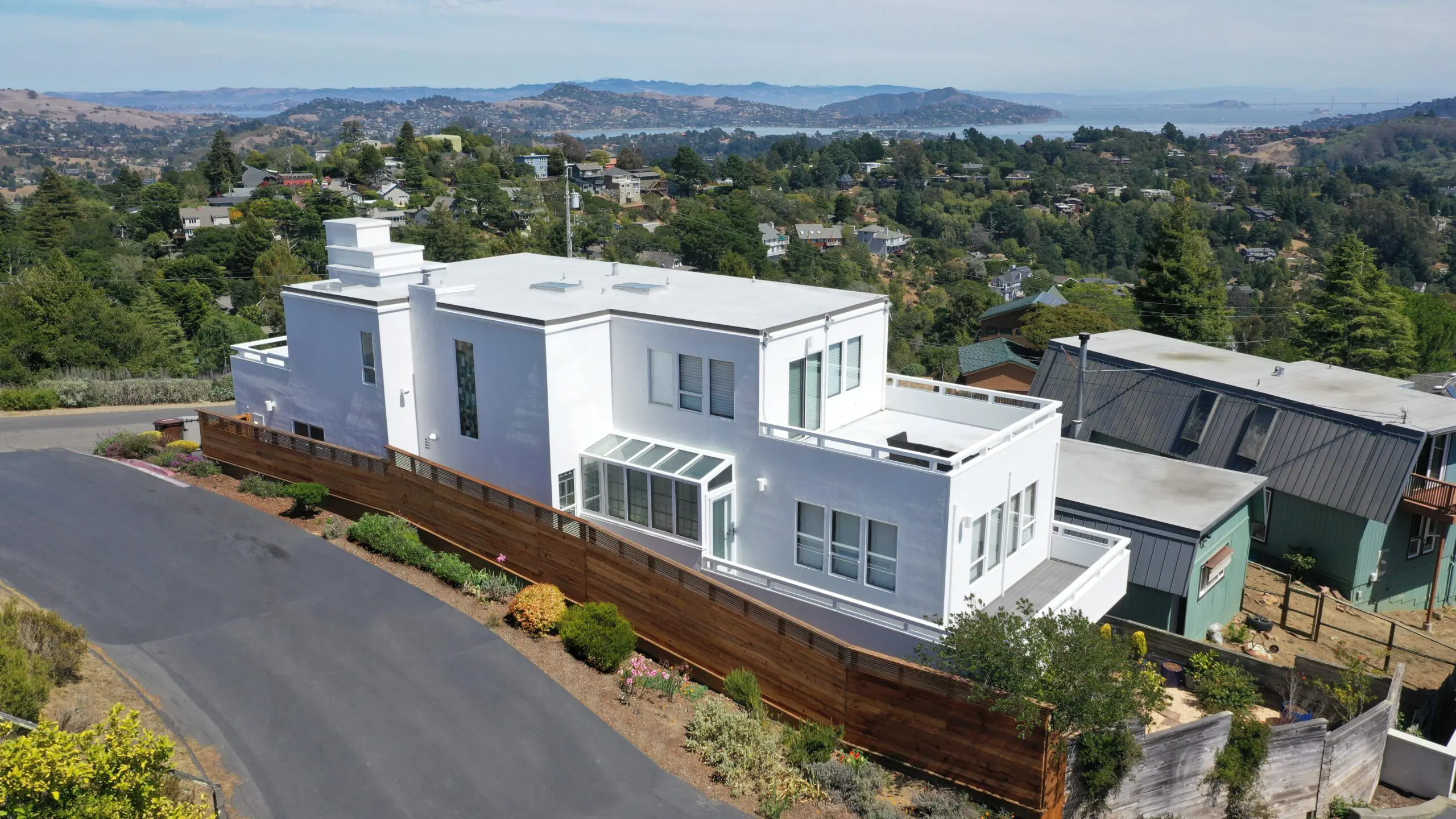 Modern Mill Valley Home with Foam Roofing