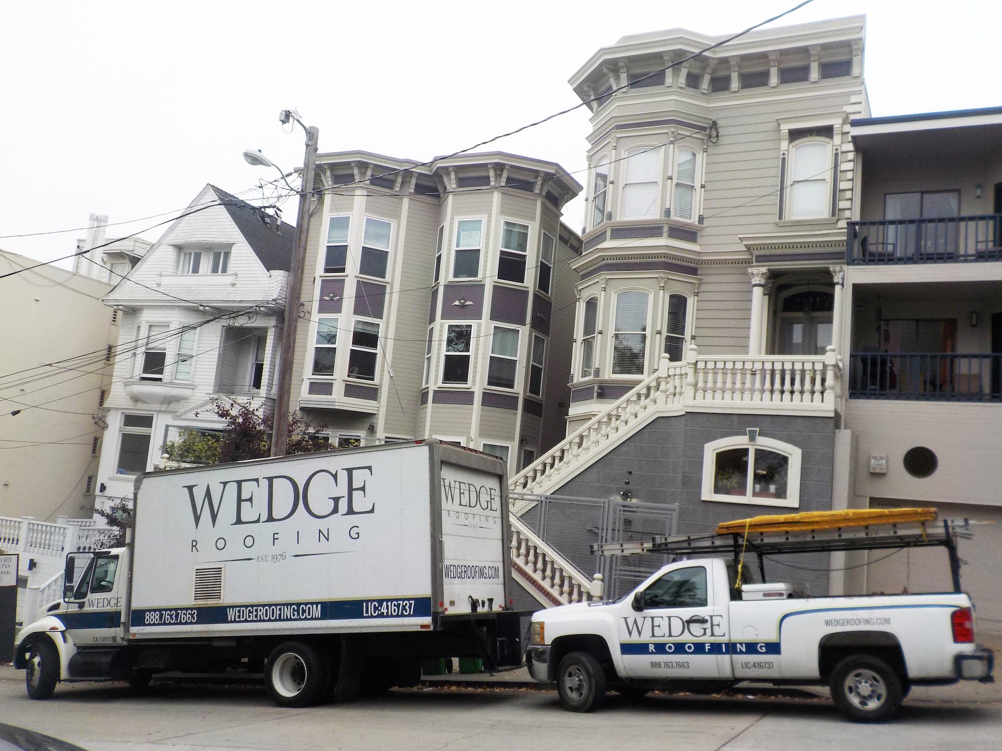 San Francisco Victorian Foam Roof