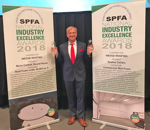 Marin Spray Foam Roof and Napa Foam Insulation Win National Awards